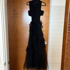 BCBGMaxazria Long Black Gown